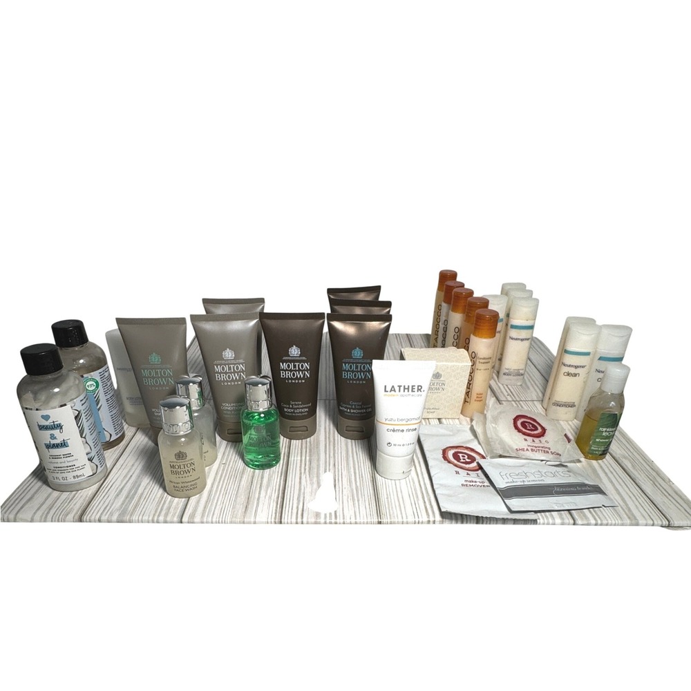 Molton Brown Neutrogena Lather Travel Size Toiletries Lot Luxury Hotel Amenities